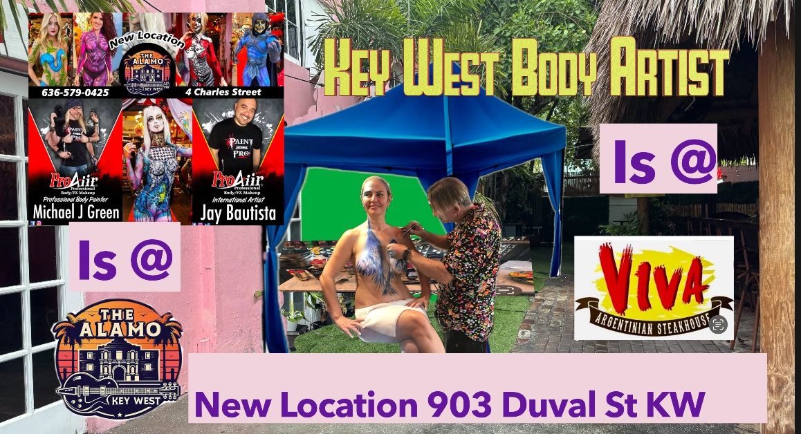 Expert Body Painting Services in Key West